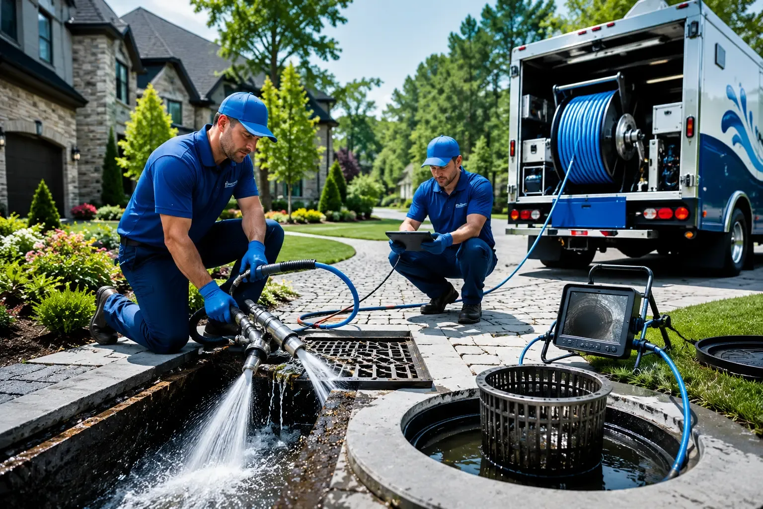 Local outdoor drain cleaning professionals in Hoffman, MN